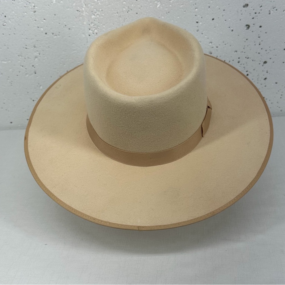 Lack of Color size XL 61cm Ivory Rancher Wool Fedora Hat - Picture 4 of 16
